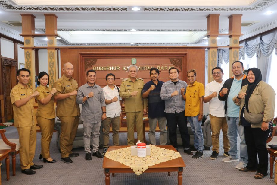 PJ GUBERNUR KALBAR TERIMA KUNJUNGAN PENGURUS PWI KALBAR