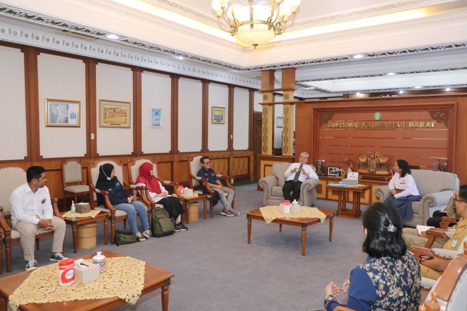 AUDIENSI Pj. GUBERNUR KALBAR BERSAMA MEDIA LKBN ANTARA BIRO KALIMANTAN BARAT